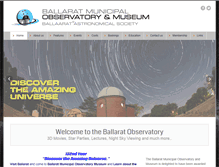 Tablet Screenshot of observatory.ballarat.net